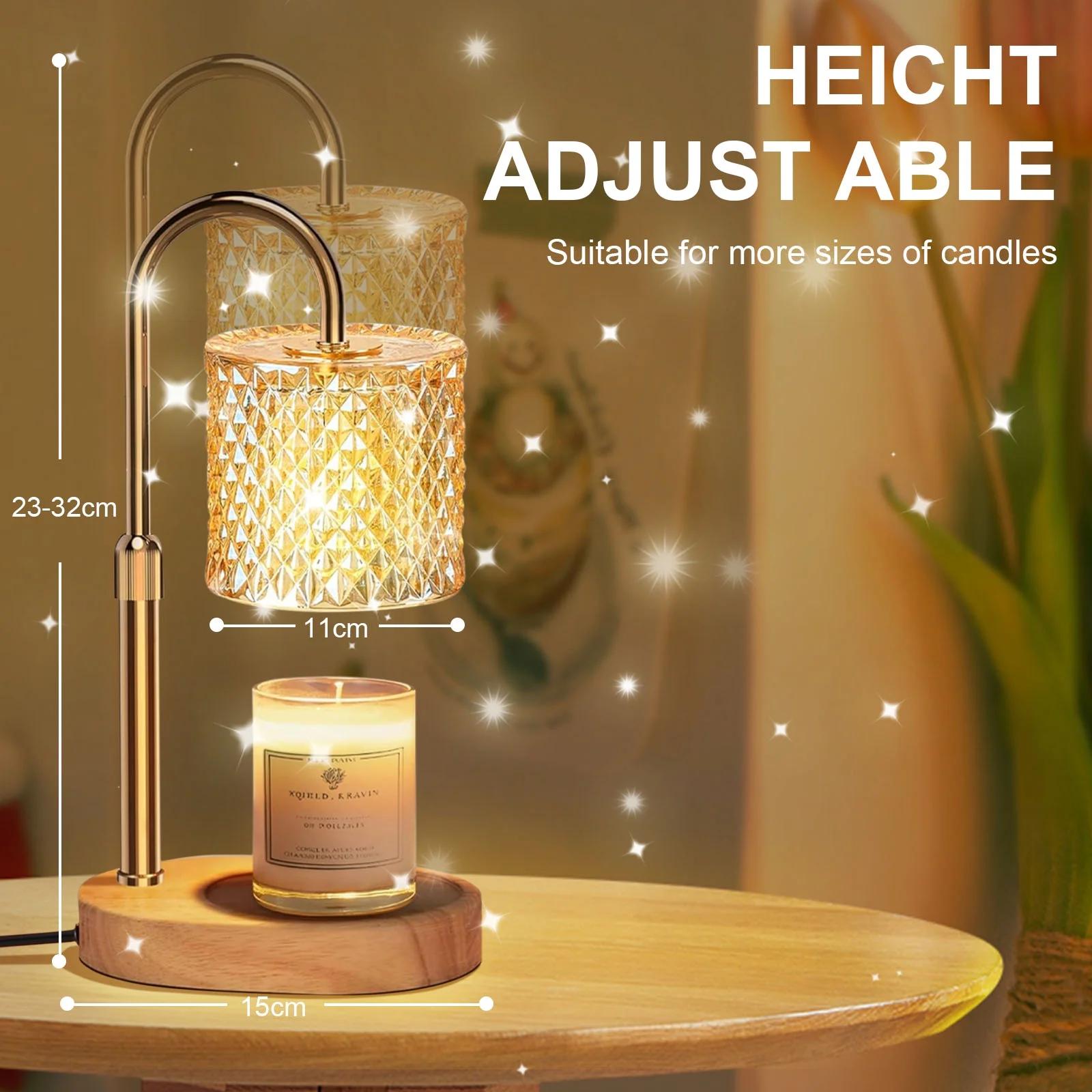 Finew Candle Warmer Lamp with Timer Dimmer - Image 4