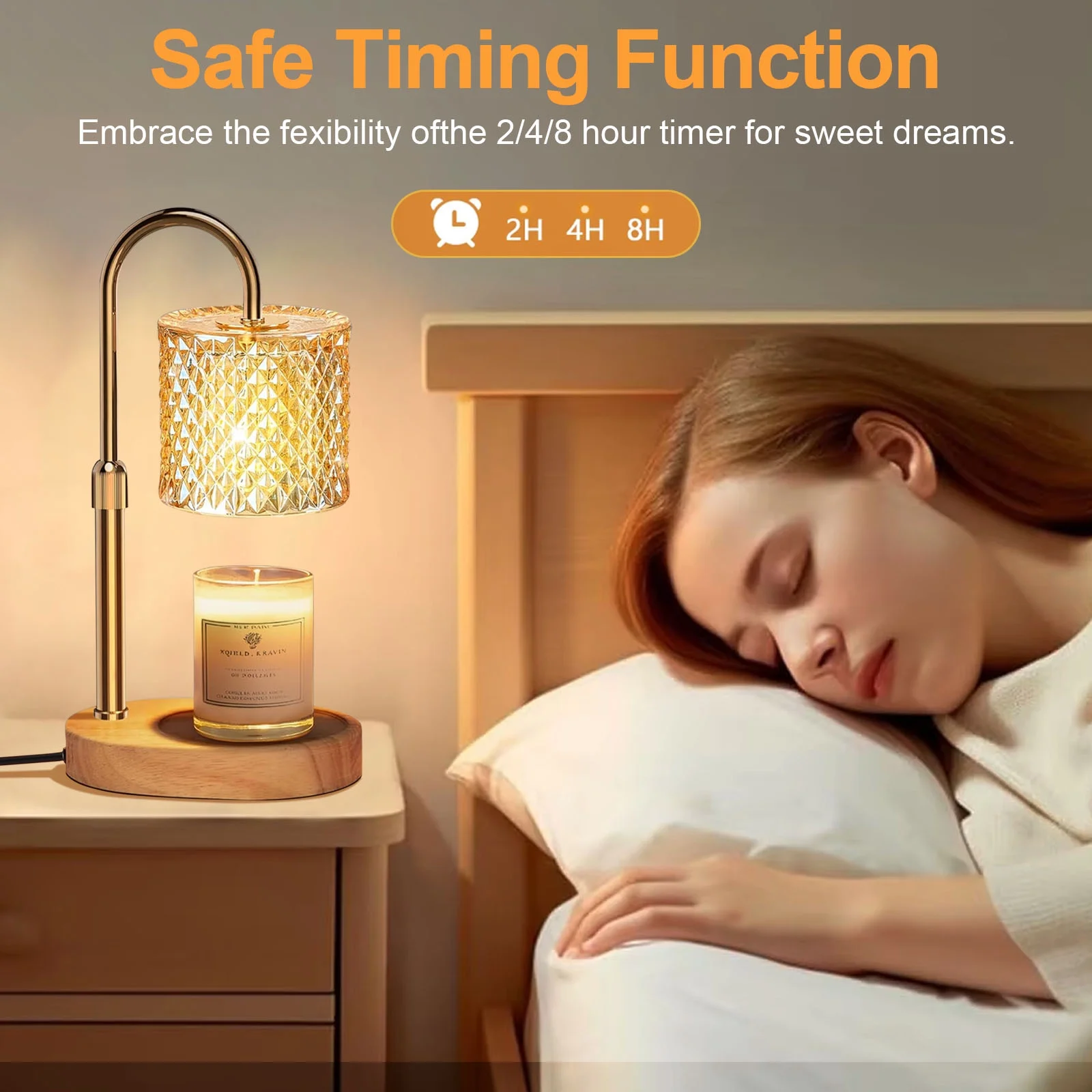 Finew Candle Warmer Lamp with Timer Dimmer - Image 2