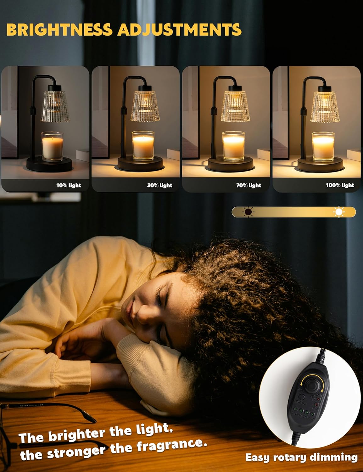 Candle Warmer Lamp with Timer Dimmable - Image 6